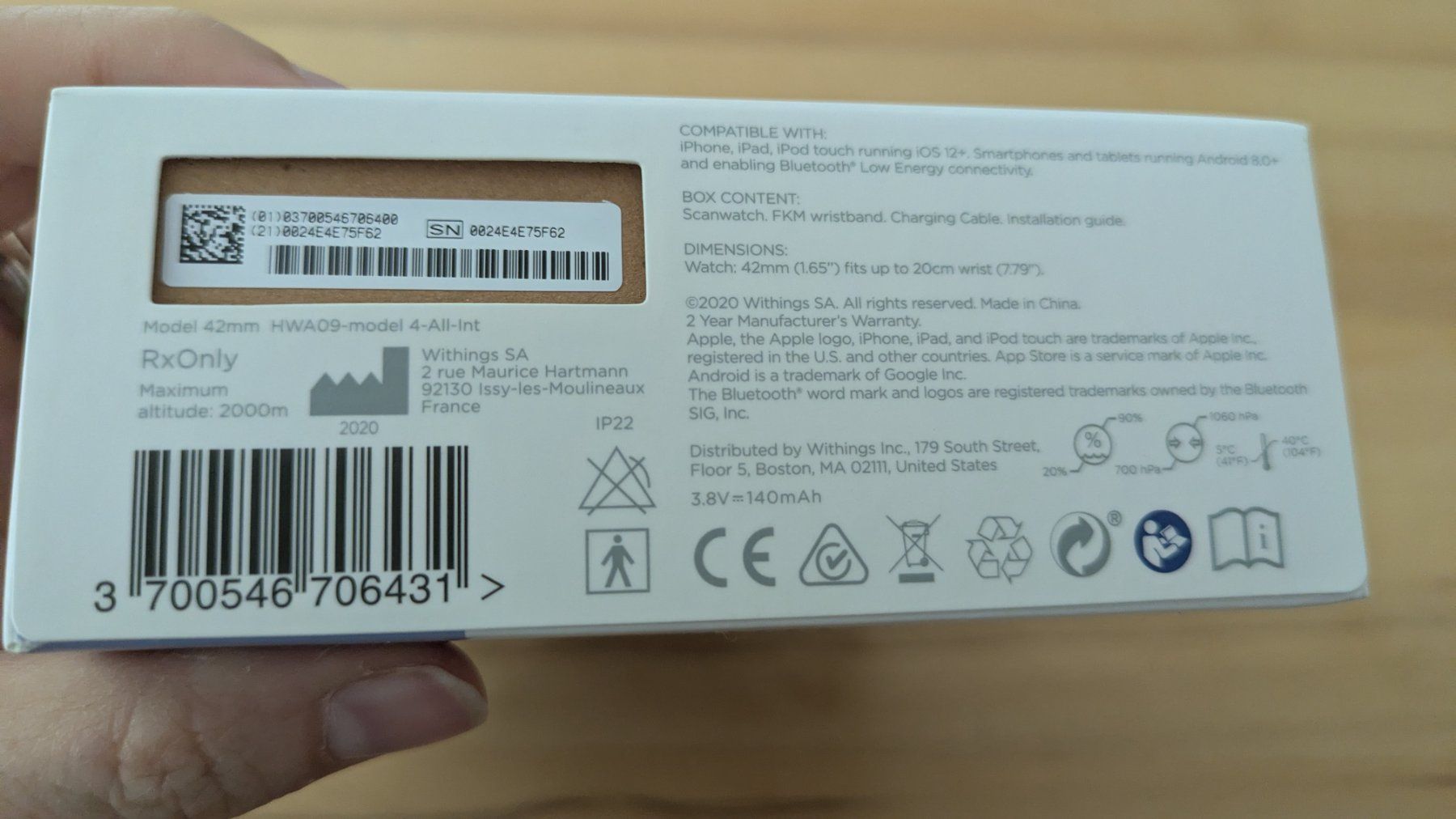 Smartwatch: Withings Scanwatch - Smartwatch – D'occasion à Staufen par Fleby84 8