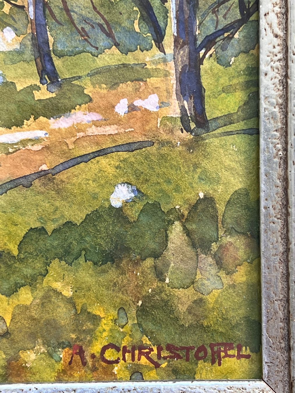 Gemälde: Anton Christoffel St Moritzersee Aquarell – Gebraucht aus Adliswil von buch_und_kunst 3