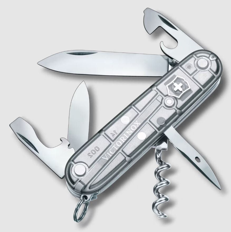 Victorinox Coltelli tascabile: Victorinox Spartan silver transparent – Nuovo e nell'imballaggio originale da Jegenstorf venduto da Bracher_Shop
