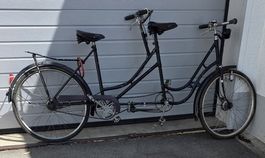 Nostalgie-Tandem / Oldtimer-Fahrrad für zwei Personen Velo