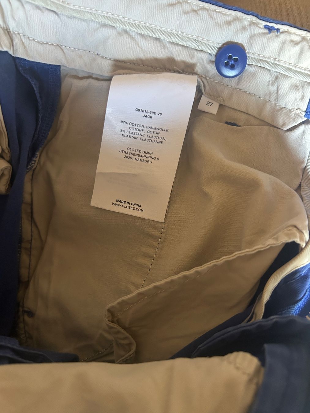 Closed Pantaloni: Closed 7/8 Hose Jack - W27 – Usato da Illnau venduto da Monkky 3