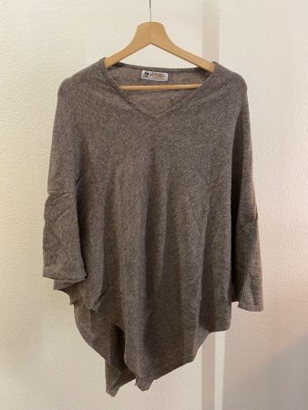 Manomay Poncho Cashmere taupe Gr. One Size