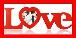 Fotorahmen Love Liebe Valtentinstag Geschenkidee Photo Liebe