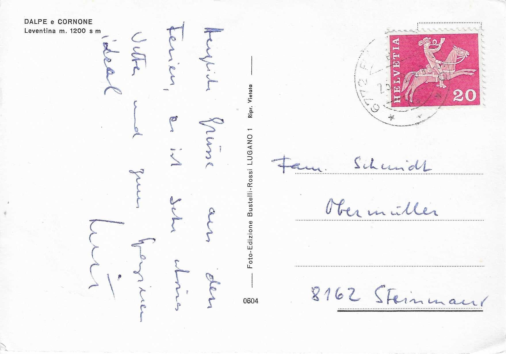 Cartes postales: Dalpe e Cornone TI – D'occasion à Rothrist par Stranglehold 1