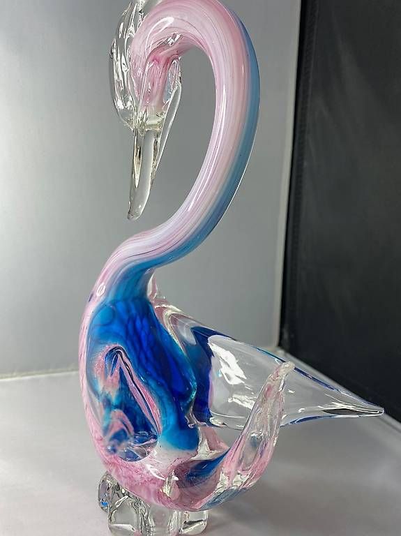 Murano Gläser: Glasfigur "Schwan" aus echtem Muranoglas – Gebraucht aus Steinhausen von einzelstueck-brocki 4