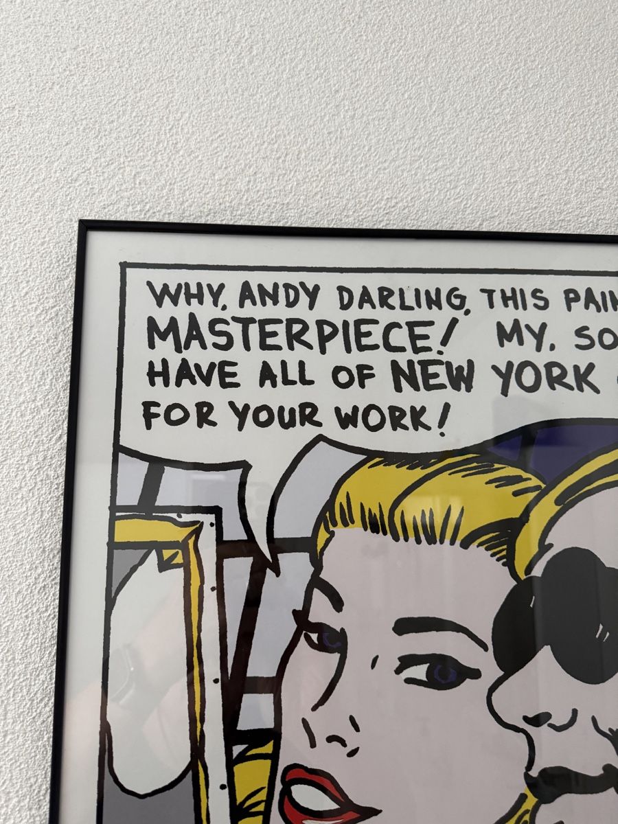 Foto & Immagini: Pop-Art Bild von Sam Kautsch, Masterpiece Roy Lichtenstein – Usato da Affoltern am Albis venduto da Birdy8910 1
