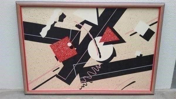 Gemälde: "Kubisch Modern" Gemälde – Gebraucht aus Zürich von Galerie-Kunst
