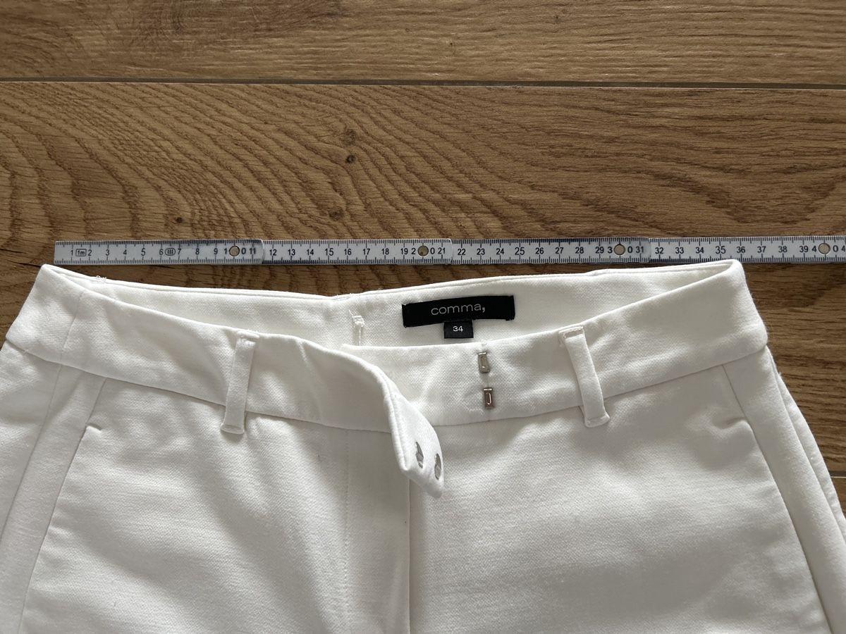 Comma Pantaloni: Weisse Comma Hose Gr. 34 – Usato da Worben venduto da AlliaB 1