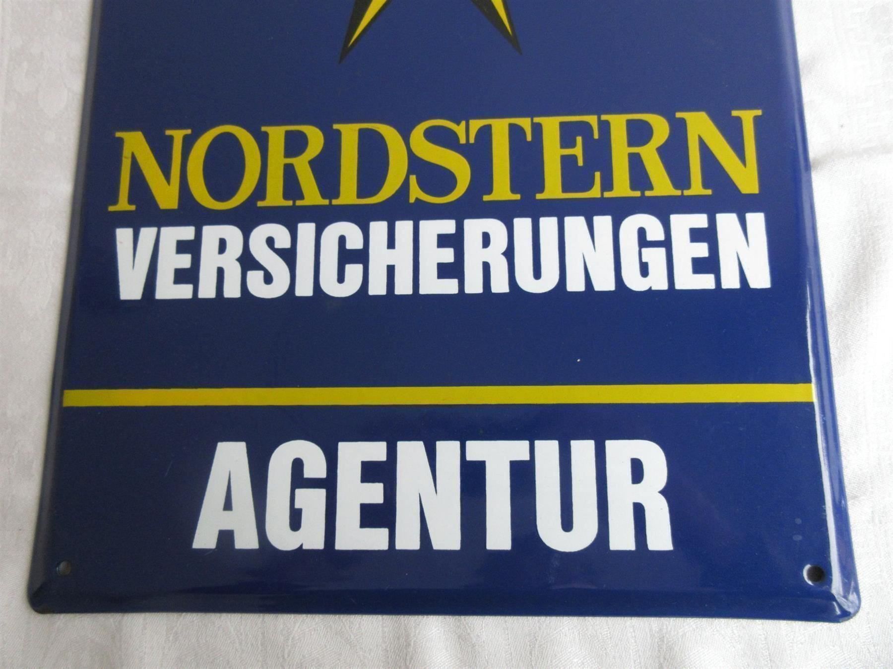 Insegne: Emailschild Nordstern Versicherungen – Usato da Binningen venduto da tempipassati 2