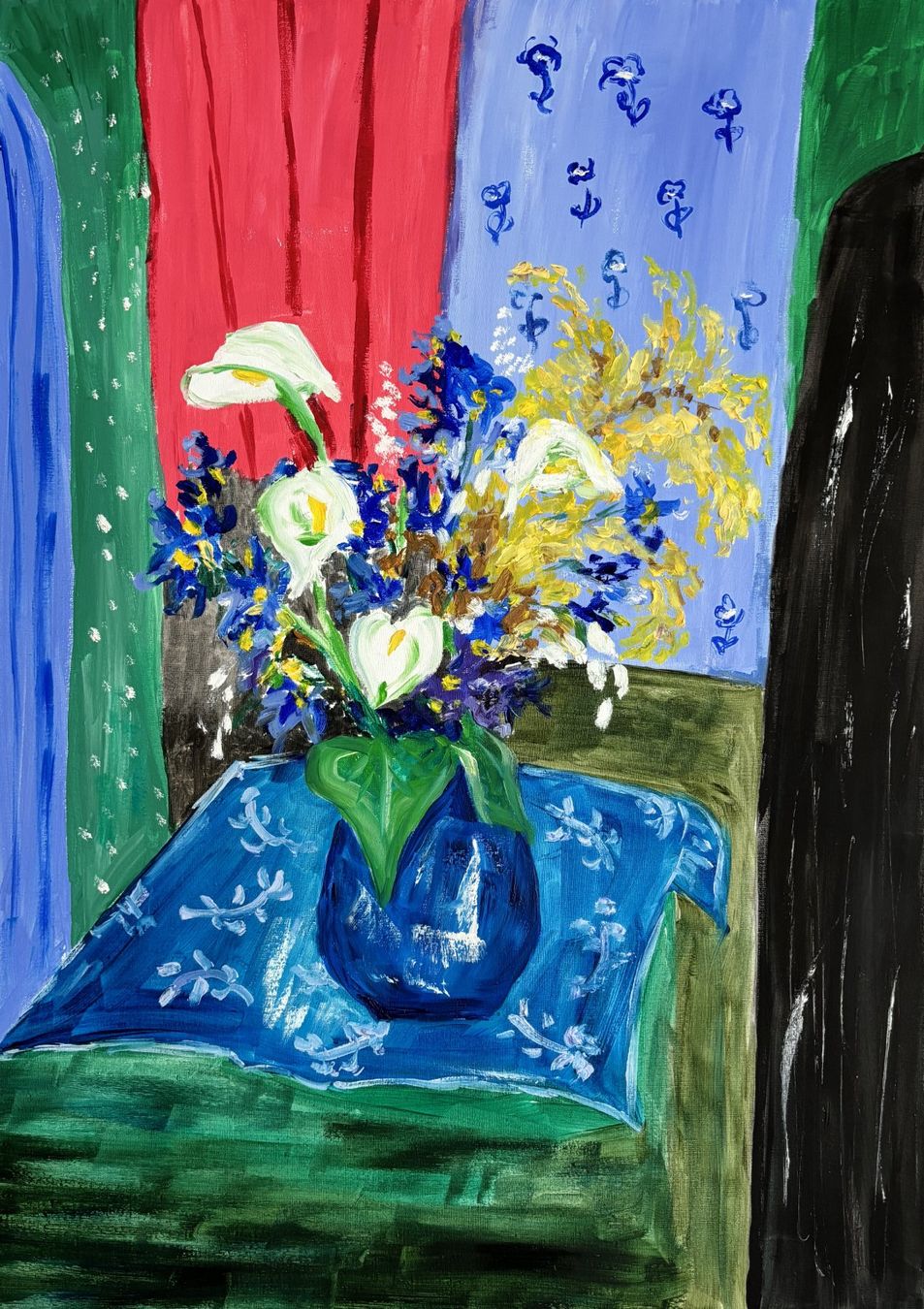 Dipinti: Die Blumen von Matisse - Gemälde – Nuovo (secondo la descrizione) da Cham venduto da Felha 1