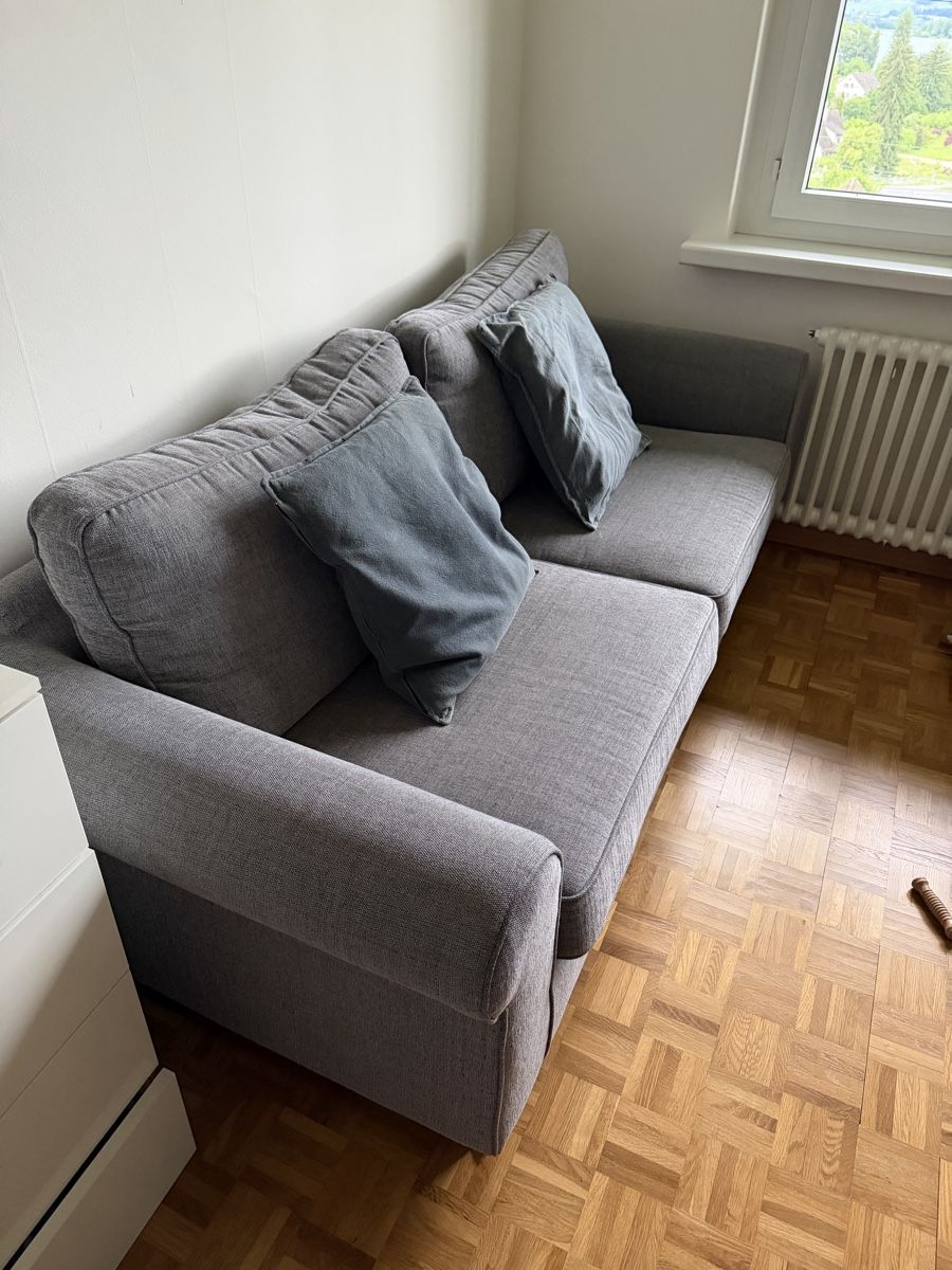 Divani: Graues Sofa, 2-Sitzer, bequem & gut! – Usato da Feldbach venduto da bir_y9h2 1