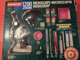 Microscopio 1200x Zoom Mikroskop Set con accessori