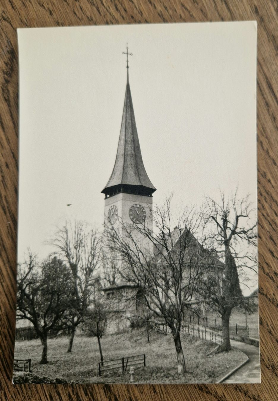 Cartoline postali: Ref. Kirche Münsingen, Foto K  Forrer – Usato da Ebikon venduto da Donar50