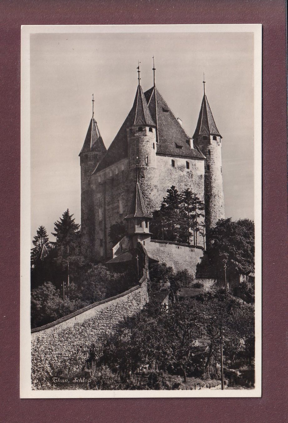 Cartoline postali: THUN - Schloss – Usato da Pully venduto da nicecards