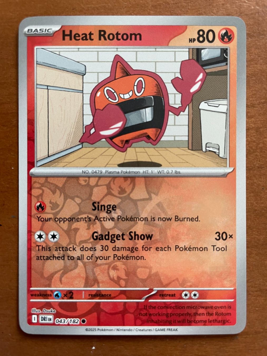 Pokémon Carte collezionabili: Pokemon Heat Rotom Reverse (Versand gratis) – Nuovo (secondo la descrizione) da Chur venduto da Angerson