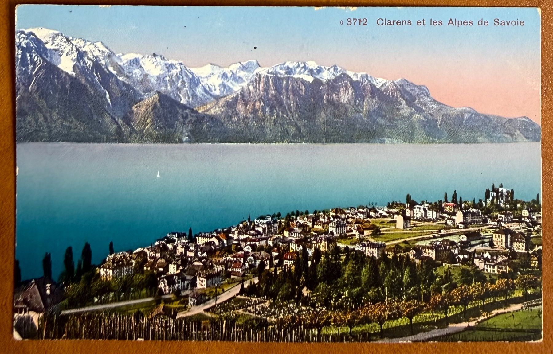 Cartoline postali: Clarens - 1921 – Usato da Lutry venduto da Ediego