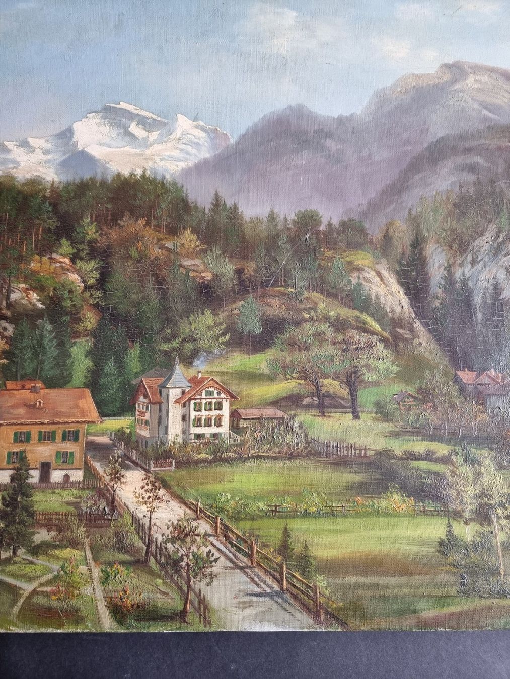 Gemälde: GEMÄLDE LANDSCHAFT OEL/ LEINWAND GRÖSSE 75X45CM – Gebraucht aus Gersau von kunst-online 2