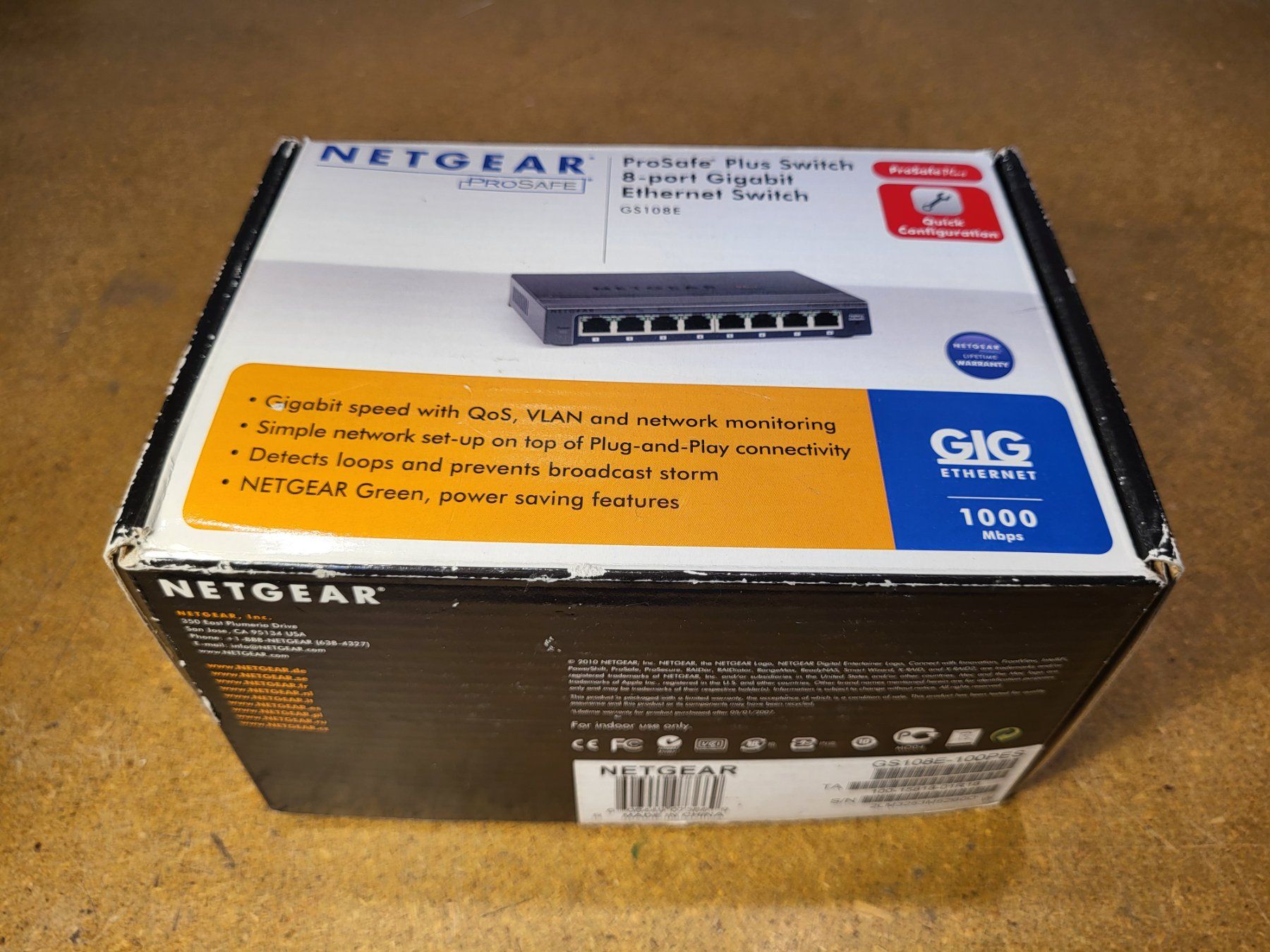 Netgear Hub & Switch: Netgear GS108E – Usato da Uster venduto da Joerg53 2