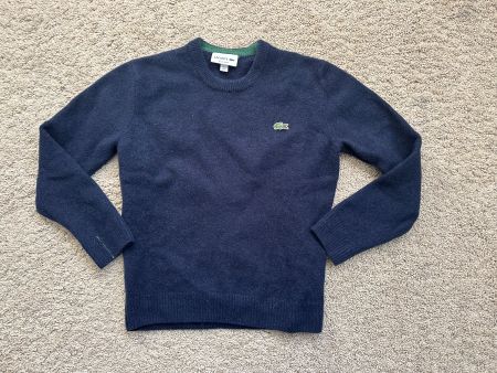 Warmer Lacoste Wollpullover, Grösse 4, Dunkelblau