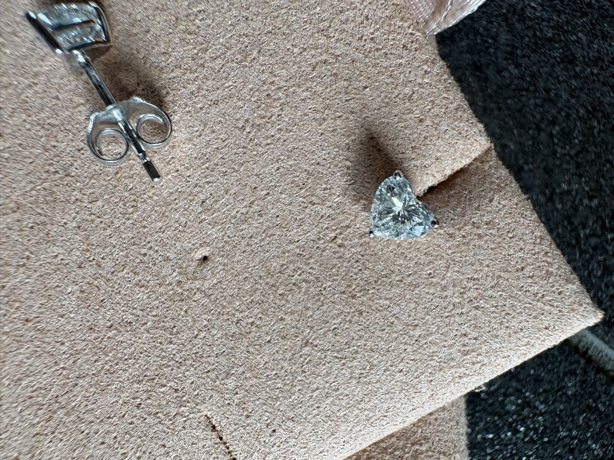 Christ Orecchini pendenti & Orecchini a lobo: Diamantohrstecker 0.6ct/ Weissgold – Nuovo e nell'imballaggio originale da Fehren venduto da Frischki 3