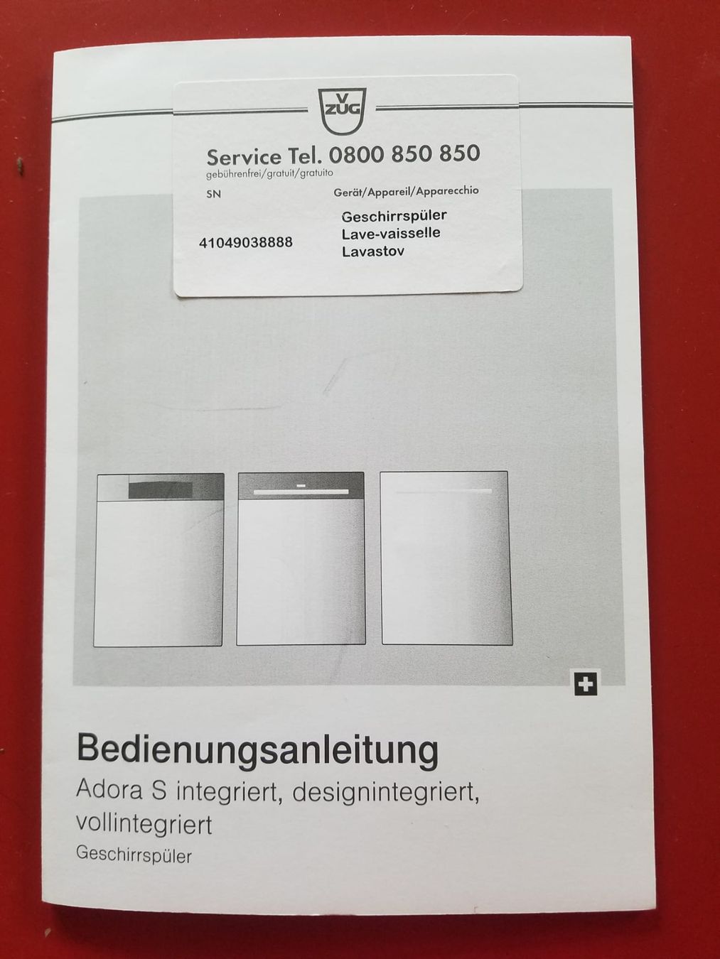 V-Zug Geschirrspüler: Geschirrspüler Adora V Zug – Gebraucht aus Hauptikon von sch_tw5j 3