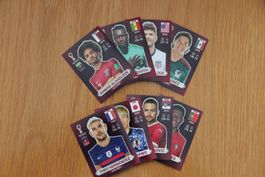 Panini Fussball WM 2022 - Qatar - 8 Einzelbilder