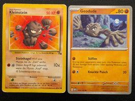 Pokémon Gestein-Set: Onix & Kleinstein (4 Karten) 