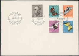 1950 - Pro Juventute - Ersttagsbrief FDC ET - französisch·fr