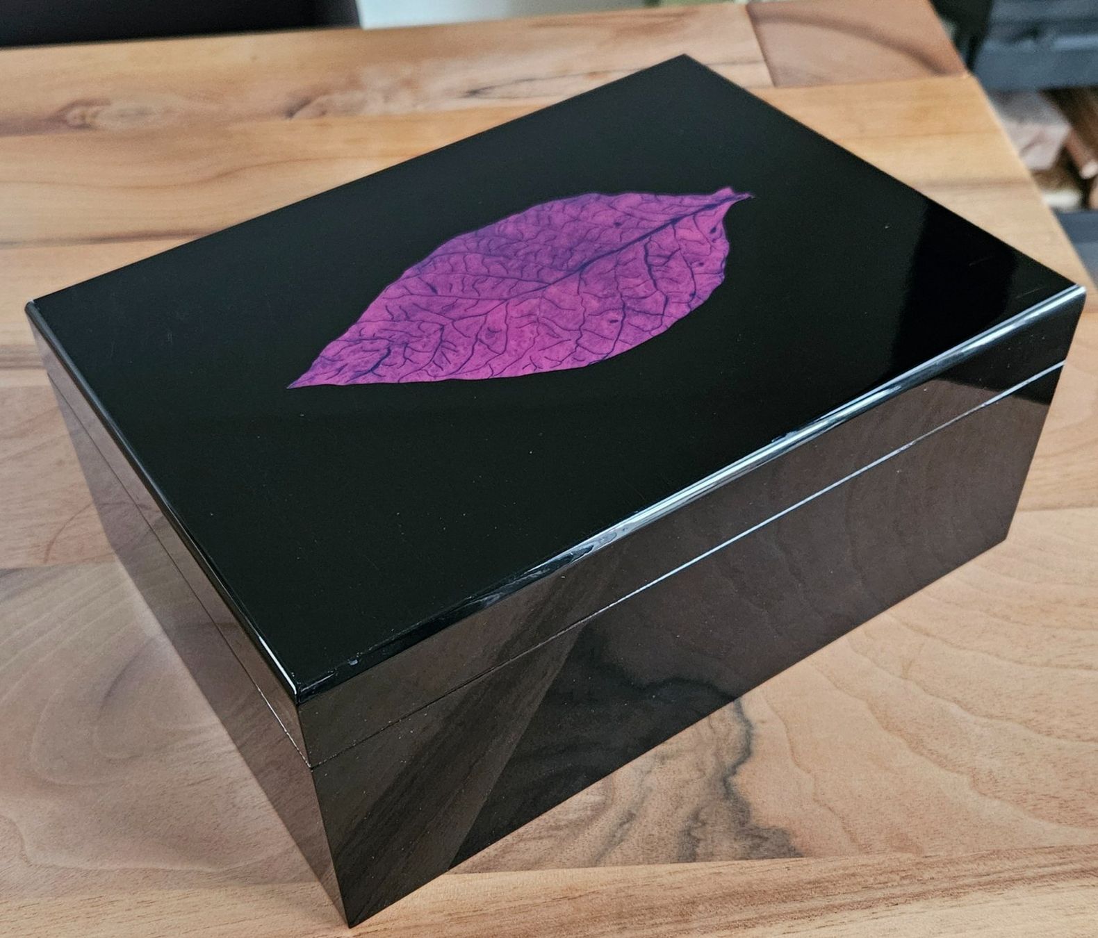 Humidore: Kleiner Humidor schwarz glanz – Gebraucht aus Oftringen von Dinu10