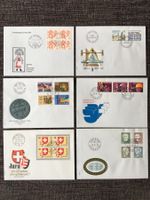 CH 1978 FDC 6 Stück Ersttagsbriefe Diverse Motive