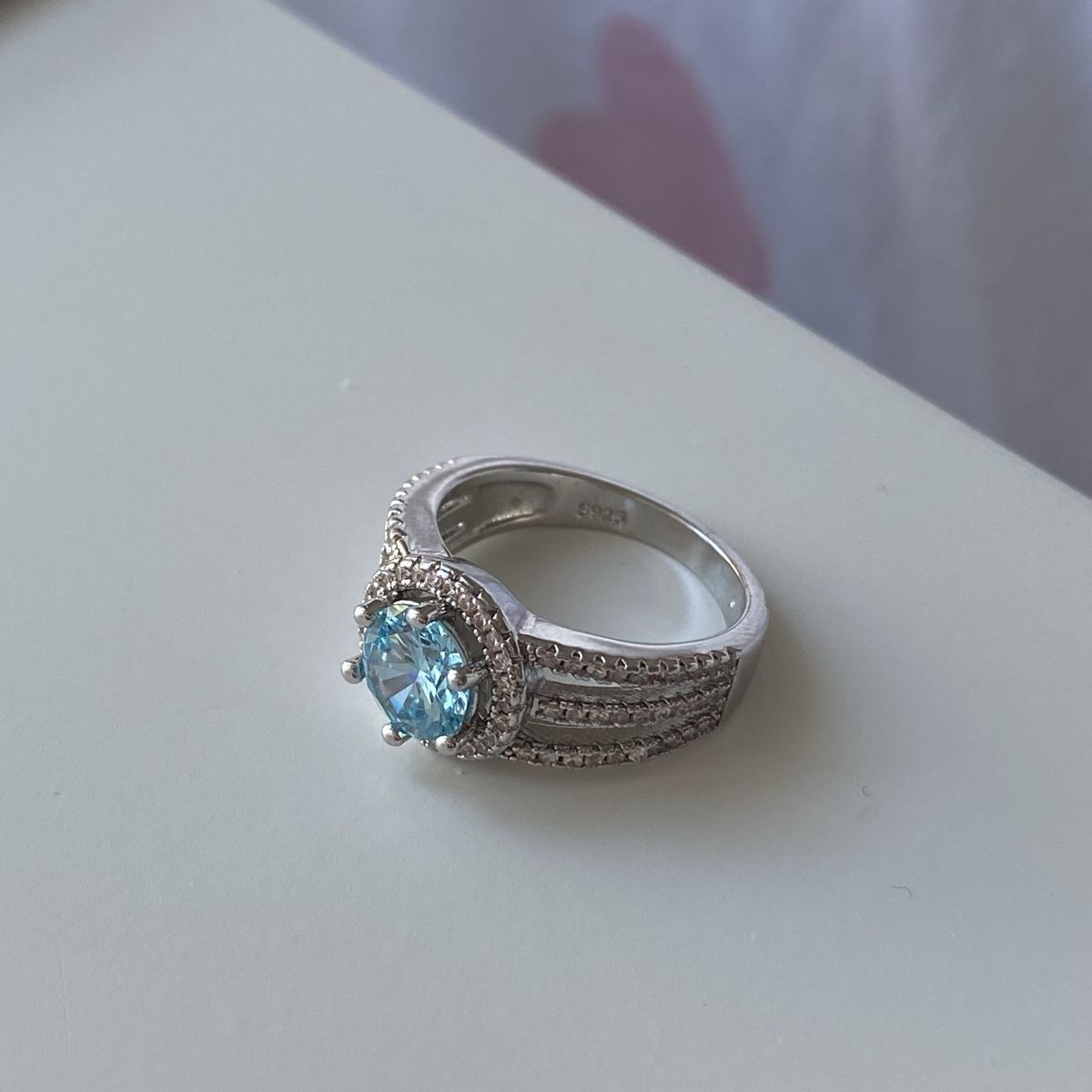 Anelli: Silber 925 Wunderschöne Funklende Topas Solitär Ring – Nuovo (secondo la descrizione) da Givisiez venduto da dor_xb9k 2