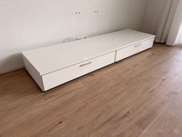 Lowboard weiss mit zwei Schubladen guter Zustand