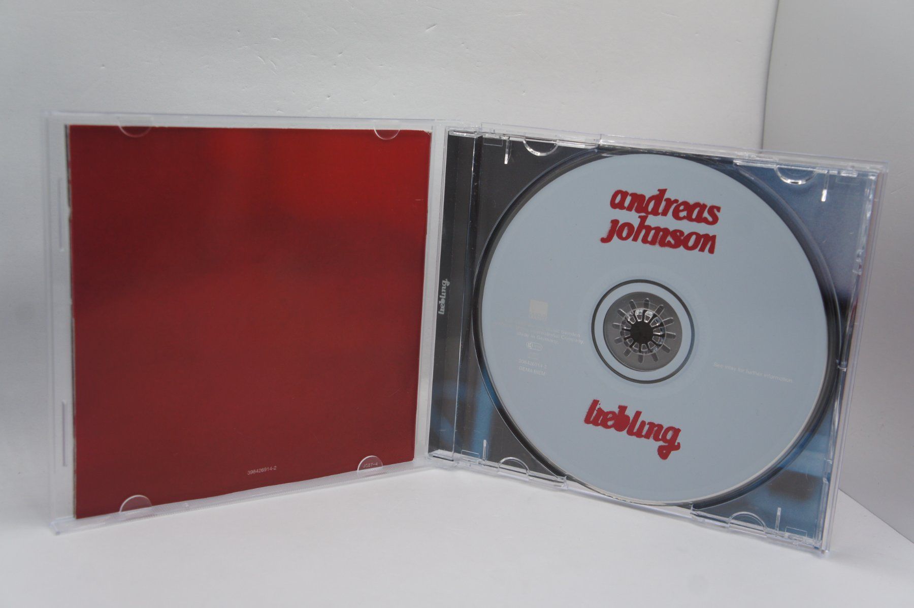 CD: CD Andreas Johnson – Liebling – Usato da Ernetschwil venduto da luisvonerni 2