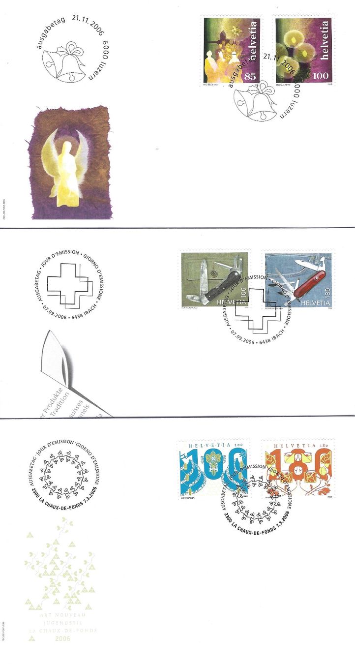 Tutti i francobolli: 12 FDC   2006 – Usato da Koblenz venduto da Markenhimmel