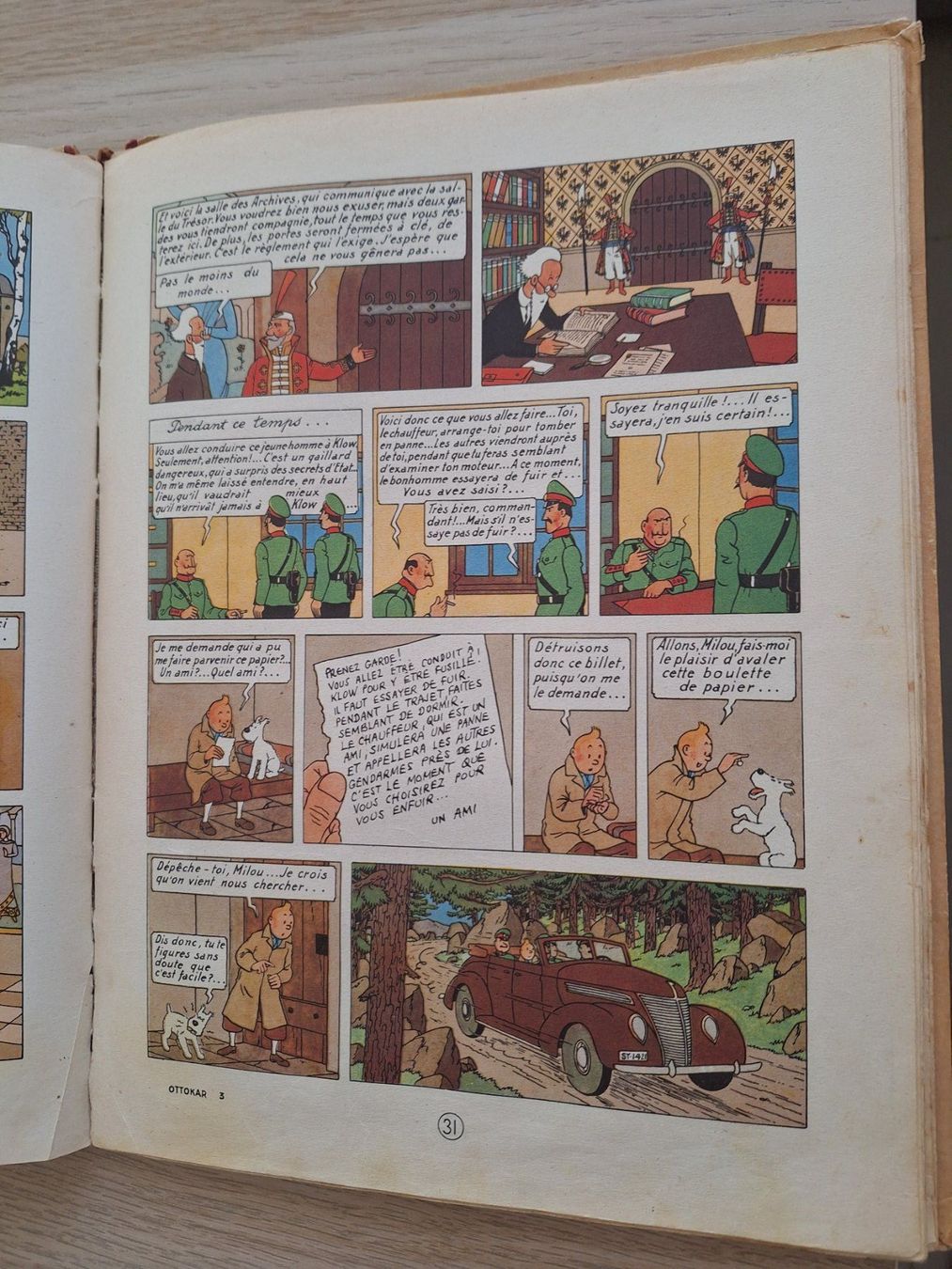 Comics: TINTIN / Le sceptre d' Ottokar / B2 – Gebraucht aus Nyon von beny13 6