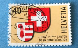 Nr.621 mit Stempel   Kanton Jura Wappen 1978  