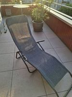 Liegestuhl mit Stoffüberzug