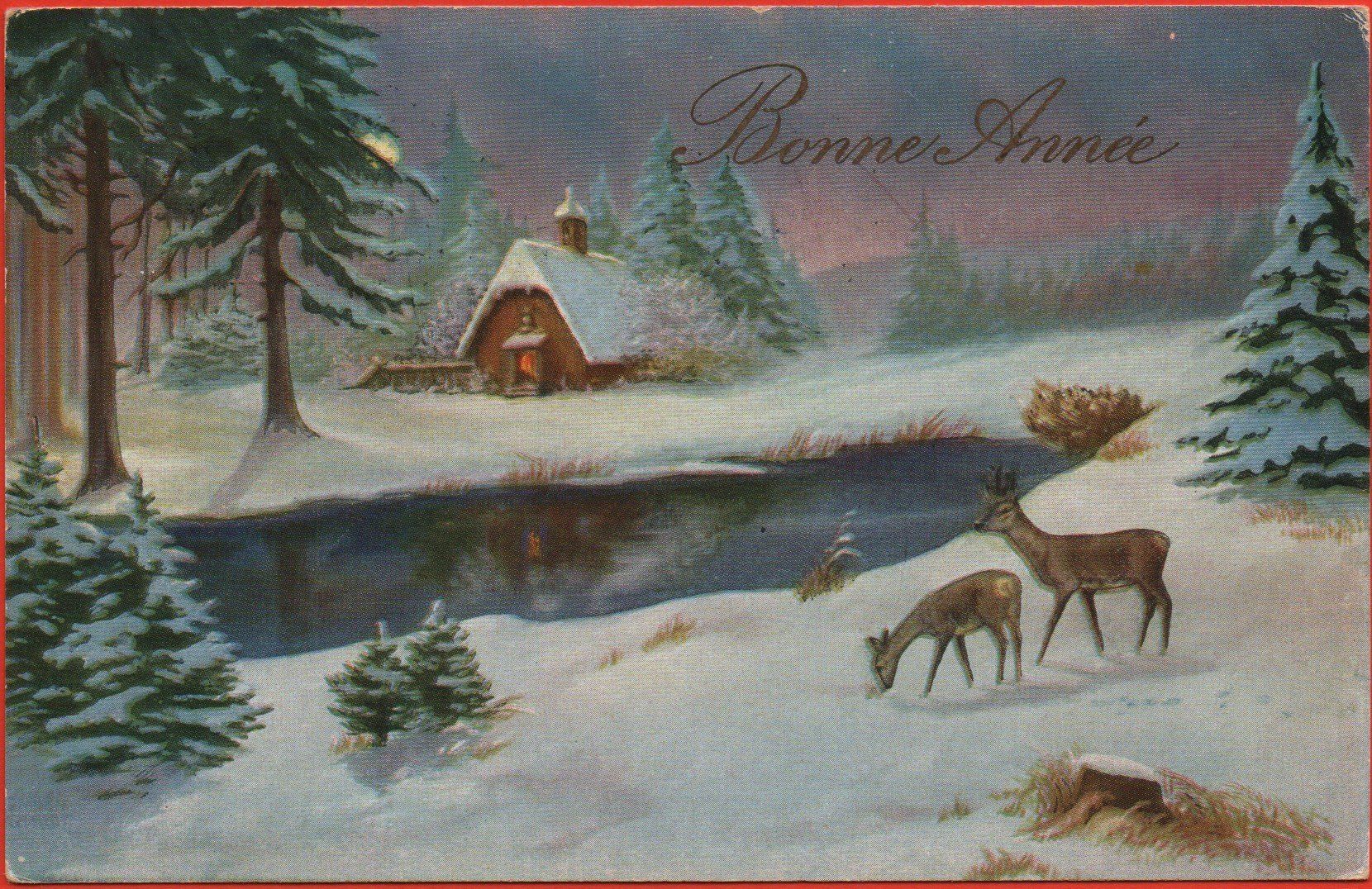 Cartoline postali: AK NEUJAHR Bonne Année – Usato da Jona venduto da philajona