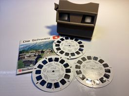 Vintage "VIEW MASTER MIT SCHEIBEN-SET SCHWEIZ“ 70er Jahre