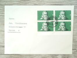 TR72 Enveloppe + Timbre Suisse 1948