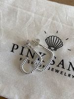 Ohrstecker Silber Pinksand NEU