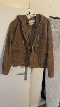 Braune Jacke von Only, Manchester Stoff