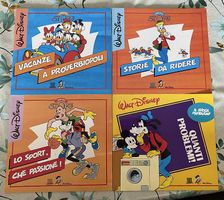4 libri gioco Walt Disney Libri vintage