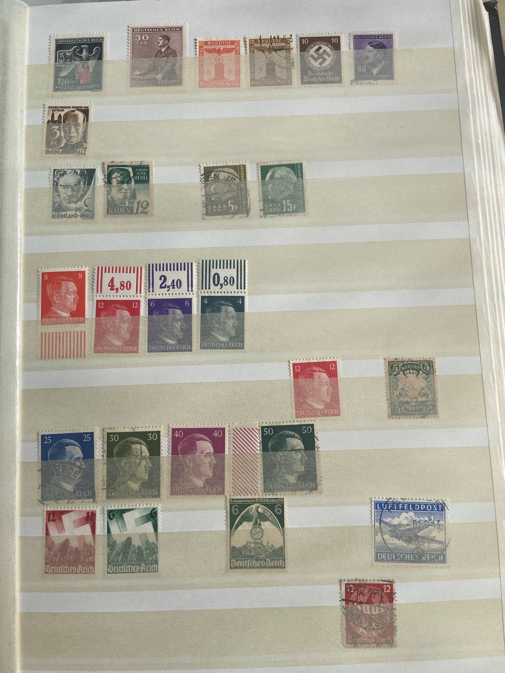 Tutti i francobolli: Stamp Collection Diverse Germany 6 pages – Usato da Collex venduto da RCXGJ 3