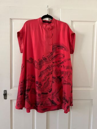 Bluse pink Muster Grösse M neu