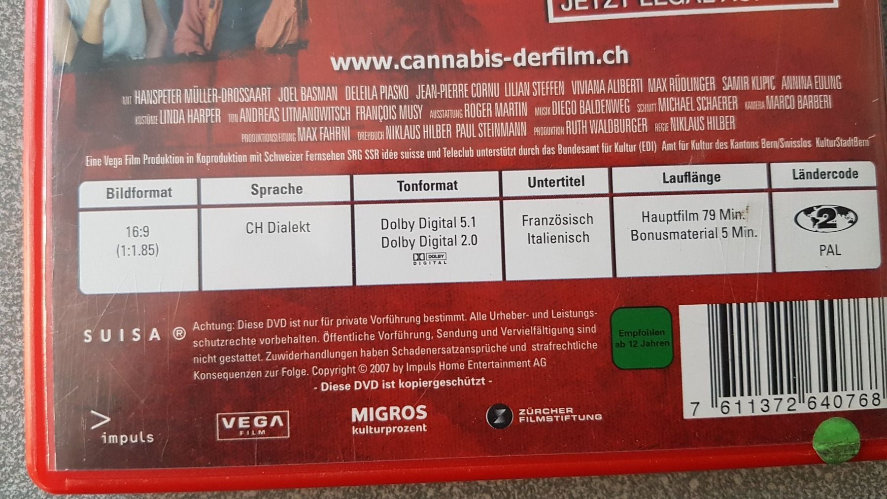 Alle DVDs: DVD Cannabis – Gebraucht aus Oetwil am See von fineli2 1