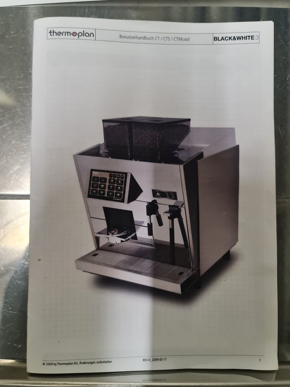 Thermoplan Macchine per caffè & Macchine per espresso: Thermoplan Black & White 3 CTS Gatro-Kaffeeautomat – Usato da Aadorf venduto da Dcand 3
