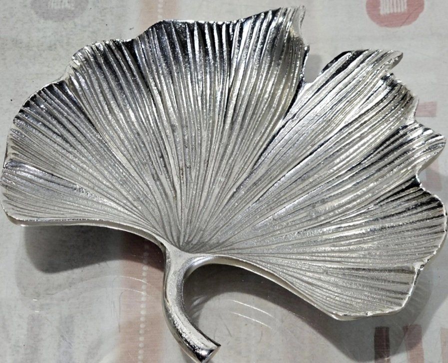 Tutte le decorazioni: Schmuckschale Gingkoblatt Silber Massiv – Nuovo (secondo la descrizione) da Winterthur venduto da bibummi 8