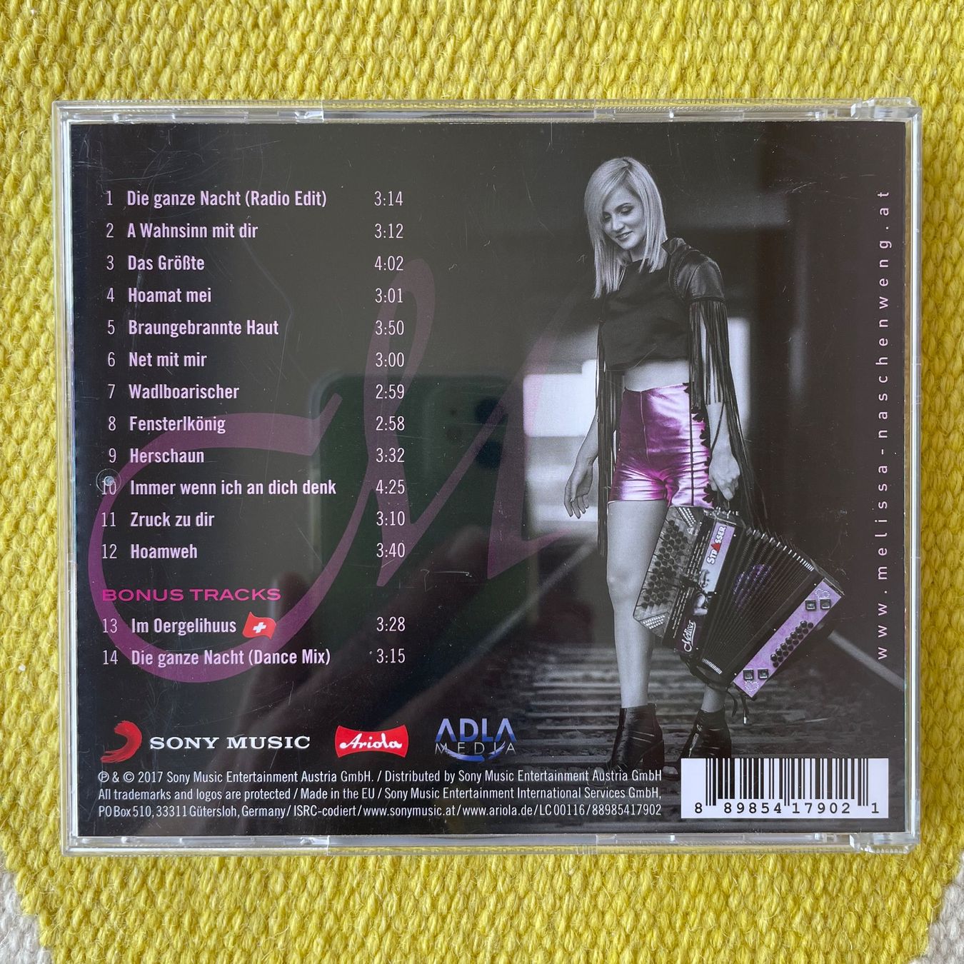 CDs: MELISSA NASCHENWENG-KUNTERBUNT – Gebraucht aus Rorschacherberg von CD-Roli 1