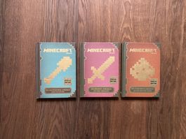 Minecraft Bücher 3 Stück, alle Updated Edition